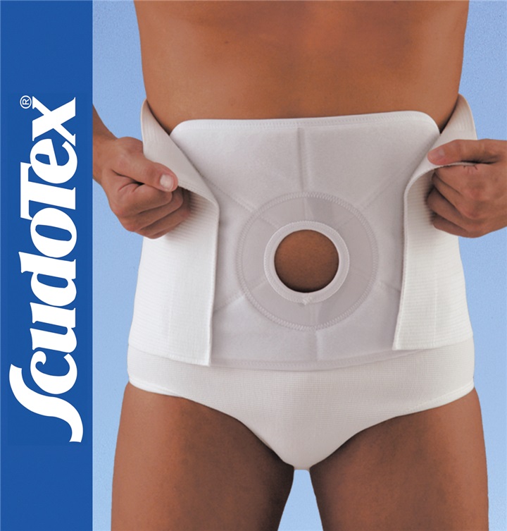 CINTURA COLOSTOMIA cm 20, CON PANNELLO Ø cm 7 