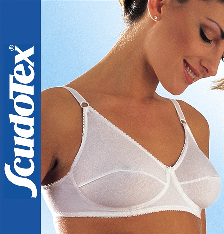 EXTENSIBLE BRA "COTTON SOFT" CUP C - WHITE