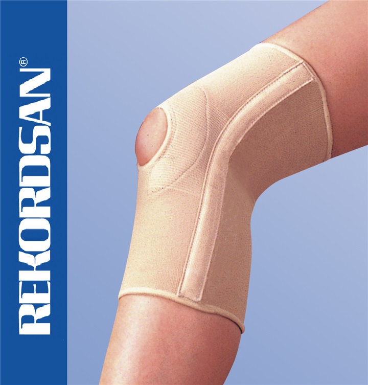 SPLINTED ELASTIC KNEE BRACE "SPECIAL" WITH PATELLAR HOLE