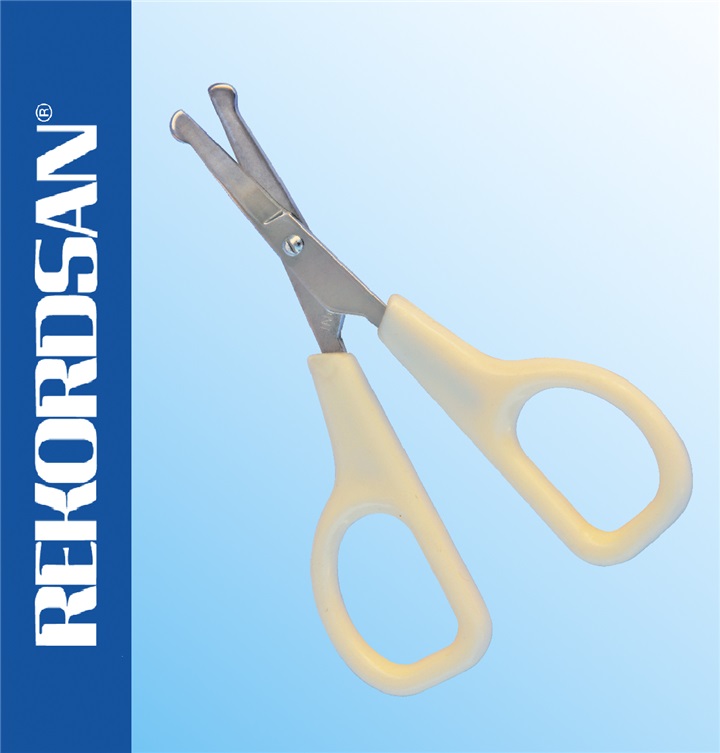SCISSORS WHIT ROUNDED TIPS FOR BABIES