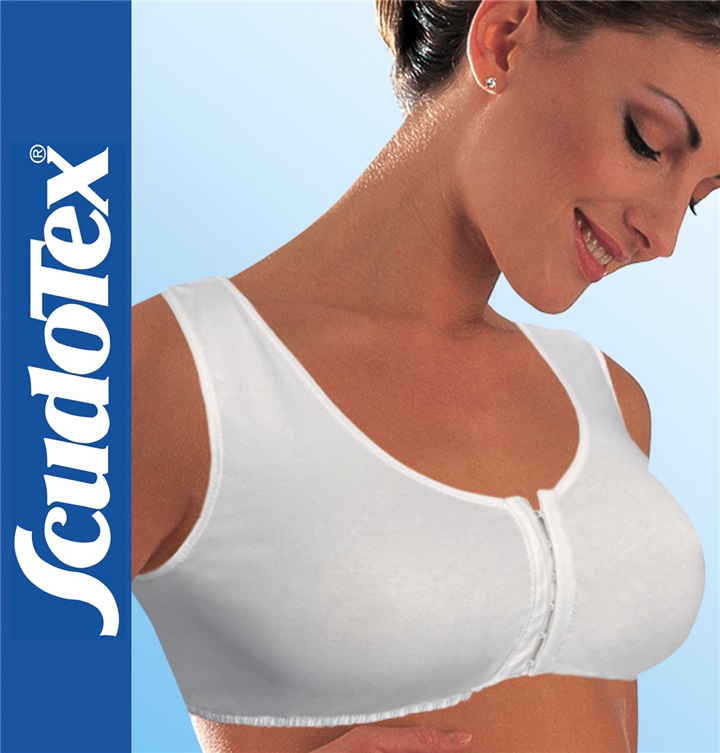 POST SURGICAL BRA “PERFECT COTTON” WHITE C CUP